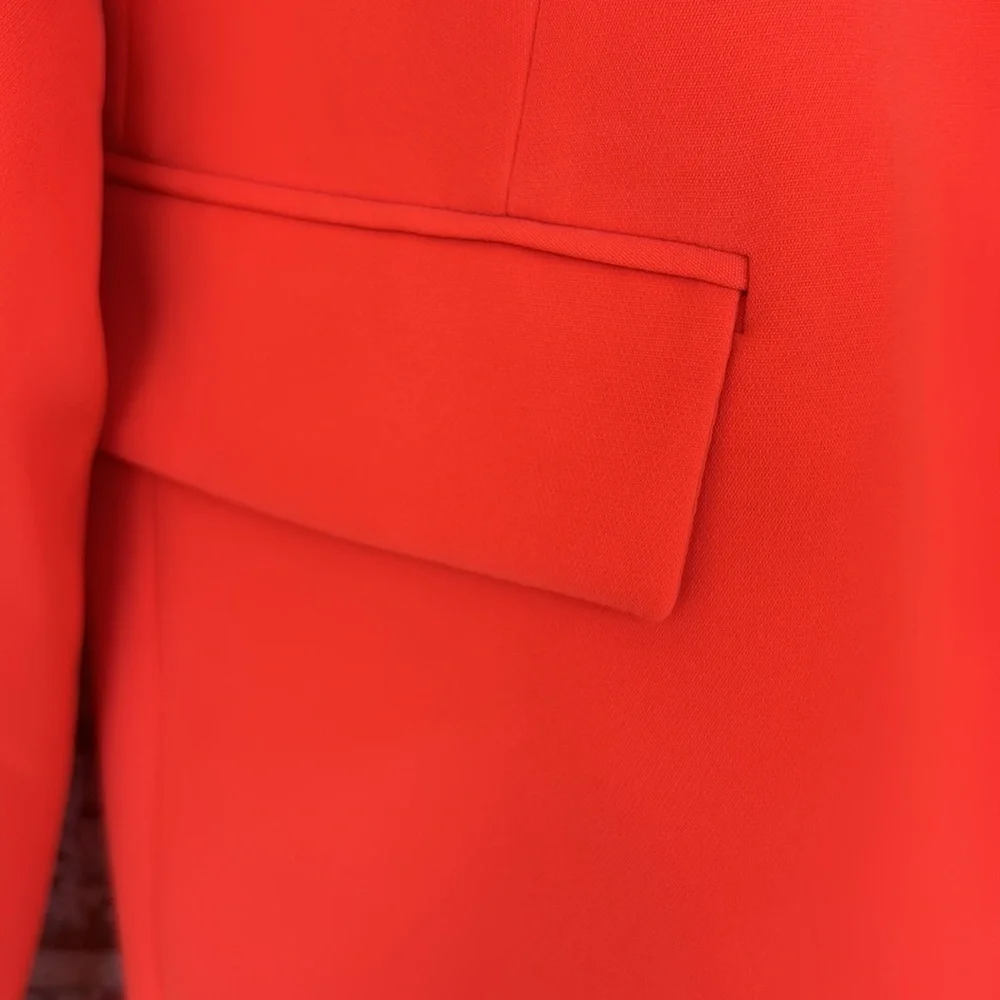 Nine West Orange One Button Blazer - Picture 6 of 12